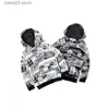 Hoodies Sweatshirts New Kids Hoodies Childen Cartoon Hoodies Clothes Korean Teenage Boys Loose Sport Tops Spring Long Sleeve Sweatshirts 4-14 Years T230720