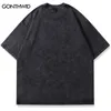 T-shirts pour hommes T-shirt oversize vintage Y2K Hip Hop Dobermann Dog Animal Graphic Print Washed Streetwear Tshirt Harajuku Fashion Loose Top 230719