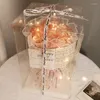 Flores decorativas Led Sabonete Bouquet de flores 1 ramo para meninas presentes de dia dos namorados conjunto de presentes de natal para damas de honra namorado