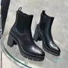2023 Trend Martin Boots Designer Boots Black Combat Heels Winter Ankle Boots Fashion Leather Martin Boots spetsar upp stövlarna
