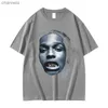 Herr t-shirts rappare Young Thug Thugger Retro Graphic Tee Shirt Men's Hip Hop Style T-shirt Male Fashion Overized T Shirts Gothic Streetwear T240103