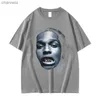 Homens camisetas Rapper Young Thug Thugger Retro Gráfico Camiseta Homens Hip Hop Estilo T-shirt Masculino Moda Oversized Camisetas Gótico Streetwear T240103