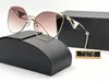 novo Designer de óculos de sol para mulheres e homens moda modelo especial proteção UV 400 carta perna de metal armação de feixe duplo ao ar livre marcas óculos de sol 7276