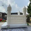 Sand Play Water Fun Outdoor Inflável White Bounce House PVC Bouncy Castle Moon House Casamento nupcial 230719