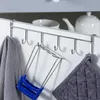 Estante organizador de baño ORZ, estante colgante de Metal, toallero, perchero para ropa, gancho de almacenamiento para baño, accesorios para puerta, toallero L230704