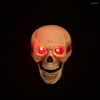 Cordes Halloween Party Light String LED Lantern Horror Atmosphere Skull Insert