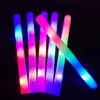 9 Style LED Glow Sticks Lighting Ploam Stick na imprezę Dekorację Koncert weselny urodziny A113 LL