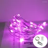 Strings Waterproof 8 Mode Battery LED Copper Wire Light Remote Control Operated For Christmas Wedding Holiday Party Fairy String Lights