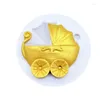 Bakvormen Kinderwagen Kinderwagen Siliconen Cakevorm Sugarcraft Chocolade Cupcakevorm Hars Gereedschap Fondant Decoreren