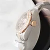 2023 Wysokiej jakości mody Watch Watch Mechanical Automatyczne 26 mm Diamentowe ramki szafirowe różowe damki zegarki ze zegarkami ze stali nierdzewnej Wristwatches 01