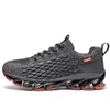 2023 Flying woven fish scale blade athleisure shoes men black red grey white outdoor for all terrains