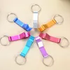 Ny 2in1 Pocket Key Chain Aluminium Alloy Beer Bottle Opener Claw Bar Small Beverage Keychain Ring Beer Opener Keychain 200 st