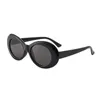نظارة شمسية صغيرة إطار بيضاوي الشكل البيضاوي مصمم العلامة التجارية للأزياء نظارات شمس الرجال في الهواء الطلق نظارات الهيب هوب UV400