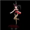 Action Toy Figures 24Cm Date A Live Tokisaki Kurumi Sexy Bunny Girl Figurine Pvc Figure Collectibles Poupée Modèle Ornements Jouets Gif Dhcp9