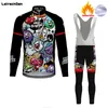 Racing Sets SPTGRVO LairschDan Funny Cycling Jersey Men Bike Outfit Winter Thermal Set Women Bicycle Clothing Ropa Invierno Ciclismo