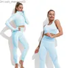 Women's Tracksuits Yoga Set Gym Clothing Fitness Women's Track and Field Suit Tight Bra Sports bra Long Sleeve Women's Sportswear Z230720