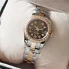 2023 Wysokiej jakości mody Watch Watch Mechanical Automatyczne 26 mm Diamentowe ramki szafirowe różowe damki zegarki ze zegarkami ze stali nierdzewnej Wristwatches 01