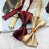 Papillon per uomo Luxury Wedding Party Groom Butterfly Knot Papillon da uomo Bowknot fatto a mano Abbigliamento formale Hombre Office Gift