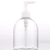 USA 300ML 500ML PET SANITIZER BOTTLE PELDING HAND WASHボトルプラスチックシャンプーポンプコンテナ無料海上輸送