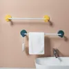 Self samote ręcznik/bez wiertła Ręcznik ręcznika W wieszak do kąpieli szafka na ręcznik Składek do przechowywania do łazienki L230704