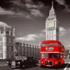 Direktverkauf London Bus mit Big Ben Stadtbild Home Wall Decor Leinwand Bild Kunst ungerahmt Landschaft HD-Druck Malerei Arts2415