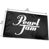 Pearl Jam Vlag 3x5 Ft Uv Beschermde Kwaliteit Polyester Vlag Binnen Buiten Veel Dikker en Duurzamer Polyester266O