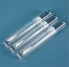 Storage Bottles 50pcs Empty Lipgloss Tubes Full Transparent Lip Glaze Lipstick Tube Injection Gloss Cosmetic JL1646