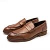 Geklede Schoenen 2021 Classic odile Patroon Zakelijke Platte Schoenen Mannen Designer Formele Jurk Leren Schoenen Heren Loafers Kerstfeest Schoenen L230720