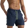 Pantaloncini da uomo Pantaloni da spiaggia estivi Ruffles Pantalone da bagno a doppio strato idrorepellente per atletica leggera