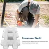 Maker wielokrotnego użytku betonowe formy ogrodowe DIY Pavement Mold Stone Road Cement Brick Inne budynki 297n