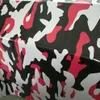 Black White Red Camo Vinyl Film Self Lime With Air Bubbles Camouflage Car Wrap Foil Diy Styling Sticker Wrapping279g