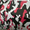 Schwarz Weiß Rot Camo Vinyl Film Selbstklebend Mit Luftblasen Camouflage Auto Wrap Folie DIY Styling Aufkleber Wrapping279G