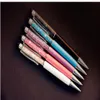 Lote de 5 unidades Canetas Esferográficas Diamond Crystal Capacitivas Caneta Stylus 2 em 1 Novidade Metal Zakka Touch Esferográfica Presentes 181x