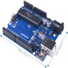 Carte UNO R3 ATmega328P avec câble USB pour Arduino - Compatible avec Arduino UNO R3 Mega 2560 Nano Robot252e