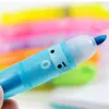 6PCS Gemengde Kleur Boot Vorm Fluorescerende Pen Markeerstift Marker Schrijven School Gift Leuke Kawaii Kantoor Accessoire Winkel Stationary267d