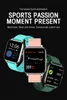 Relógio inteligente feminino IP67 à prova d'água Fitness Sport Watches P22 Rastreador de frequência cardíaca Chamada/mensagem Lembrete Relógio Horas Bluetooth Smartwatch Para Android iOS