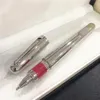 Säljklassiska serier olika högkvalitativa all stål fontänen penna kulpunkter penna magnetisk stängning cap present pen28d