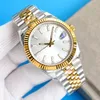 Mode Mens Watch 41mm Watches Automatisk mekanisk rörelse Titta på 31/36mm Kvinnor Bezel Rostfritt stål Diamond Lady Waterproof Luminous armbandsur