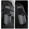 Förvaringspåsar avancerad bilstolssidfickor pu läder kör hängande väska bilvävnadslåda hållare kort ficka mobiltelefon storare