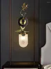 Lámpara de pared litera de latón interior apliques iluminación de accesorio creativo moderno decorativo para hogar