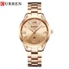 Kvinnors klockor Curren Gold Watch Women Watches Ladies Creative Steel Women's Armband Watches Female Clock Relogio Feminino Montre Femme 230719