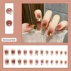 False Nails Portable Wearable Manicure Press On Nail Accessories Fake Pretty Reusable Patches /Box