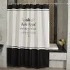 Hochwertige königliche Duschvorhänge Europäische Dicke Polyester wasserdichte Badezimmer Duschvorhang Amerika Style Bath Vorhang mit H308J