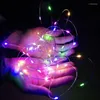 Strings Garland Fairy Lamp LED Copper Wire String Light Christmas Diy Decor Bedroom 6st Garden Holiday Party