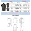 Men's Tank Tops Casual Coat Vest Fashion Solid Color Motorcycle Fleet Punk Leather Tank-top Leisure Double Pockets Zipper Exercise Male