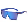 Mode lunettes de soleil tendance rétro hommes femmes carré lunettes de soleil grand cadre une pièce lunettes de soleil UV400 lunettes