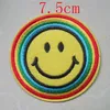 Patch per adesivi di vendita diretta 2018 per abbigliamento da 20 pezzi faccine faccine retrò boho hippie anni '70 smile divertente applique patch iron-on 335w