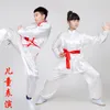 Roupas étnicas Tai Ji Terno Infantil Feminino Competição Performance Chi Exercício Meninos Artes Marciais