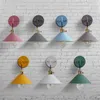 Wall Lamp Industry Colorful Iron Lamps For Living Room Bedroom Baby Decor Nordic Home Bedside E27 Light Fixtures