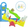 Workshop Tools Workshop Forest Family Playground 1 12 Brown Bear Rabbit Panda Dollhouse Miniature Scene Slide Seesaw Swing Doll House Girl